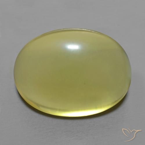 18.16ct Naturale Giallo medio Quarzo, Ovale, Trasparente