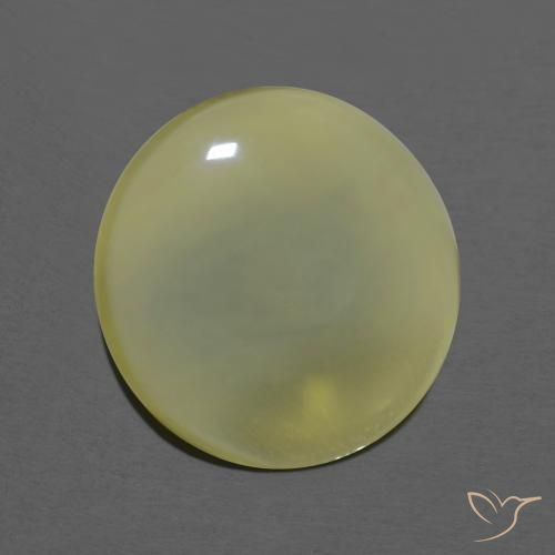 5.73ct Naturale Giallo chiaro Quarzo, Rotondo, Trasparente