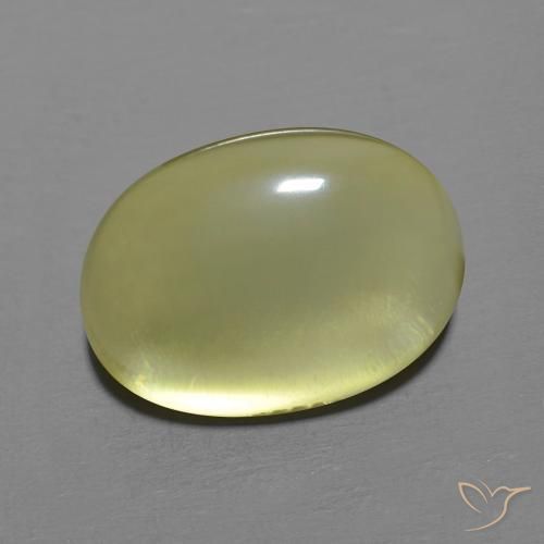 Quarzo Giallo medio naturale da 9.93 ct, Ovale, Trasparente