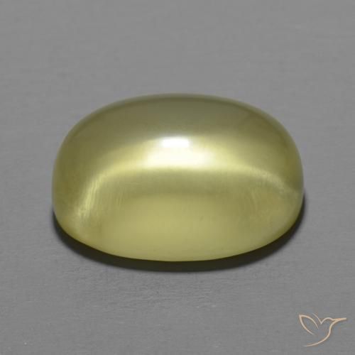 Quarzo Giallo medio naturale da 9.93 ct, Ovale, Trasparente