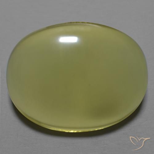 35.42ct Naturale Giallo chiaro Quarzo, Ovale, Trasparente