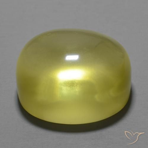Quarzo Giallo medio naturale da 26.62 ct, Ovale, Trasparente