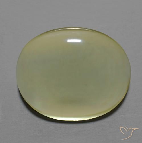 Quarzo Giallo chiaro naturale da 16.19 ct, Ovale, Trasparente