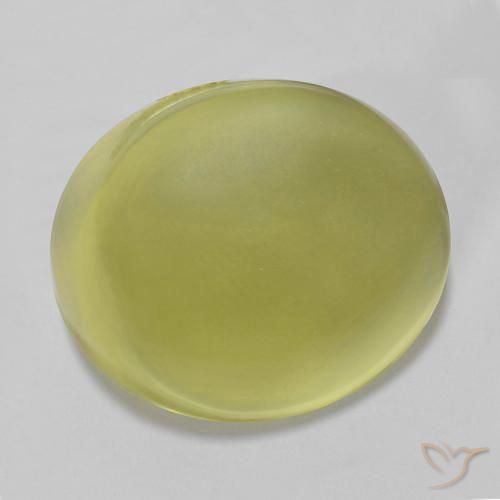 Quarzo Limone giallo naturale da 25.27 ct, Ovale, Trasparente