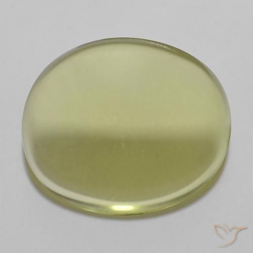 14.90ct Naturale Limone giallo Quarzo, Ovale, Trasparente