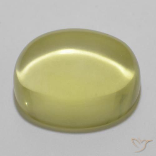 Quarzo Limone giallo naturale da 14.90 ct, Ovale, Trasparente