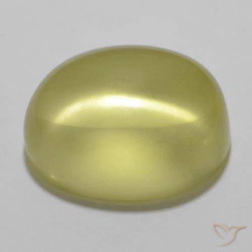 Quarzo Giallo chiaro naturale da 14.27 ct, Ovale, Trasparente