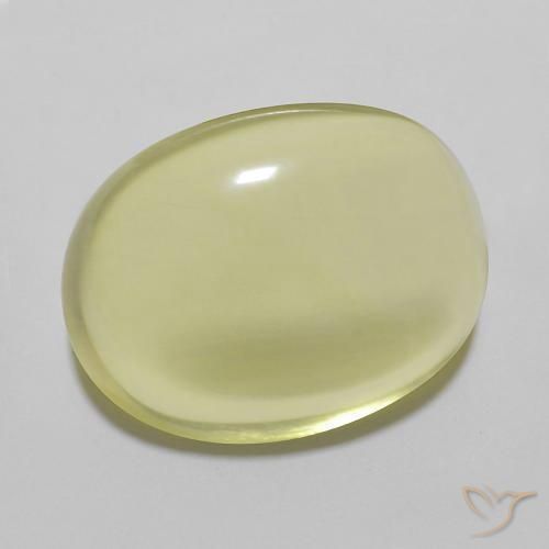 Quarzo Giallo Ananas Chiaro naturale da 11.61 ct, Ovale, Trasparente