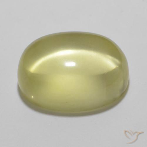 Quarzo Giallo Ananas Chiaro naturale da 11.12 ct, Ovale, Trasparente