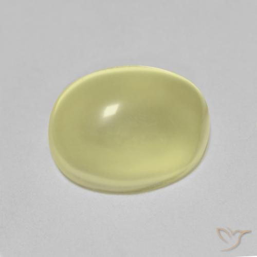 5.07ct Naturale Limone giallo Quarzo, Ovale, Trasparente
