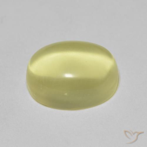 Quarzo Limone giallo naturale da 5.07 ct, Ovale, Trasparente