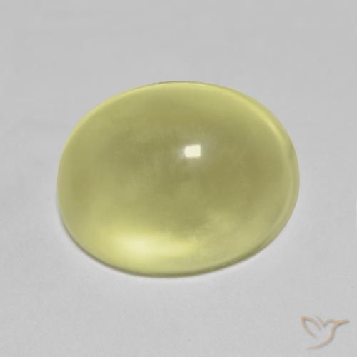 Quarzo Giallo medio naturale da 10.98 ct, Ovale, Trasparente