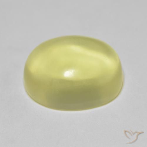 Quarzo Giallo medio naturale da 10.98 ct, Ovale, Trasparente