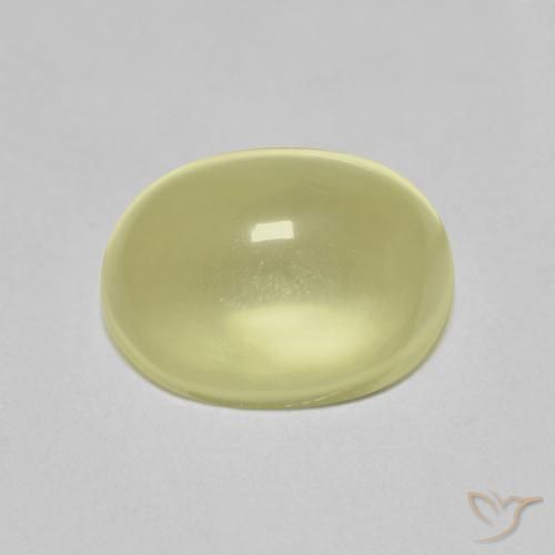 2.81ct Naturale Giallo chiaro Quarzo, Ovale, Trasparente