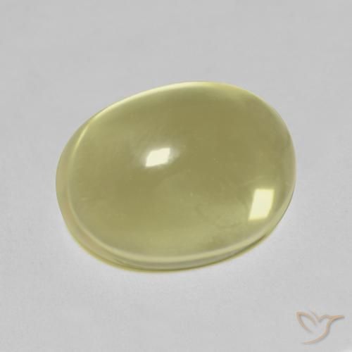 Quarzo Limone giallo naturale da 6.23 ct, Ovale, Trasparente