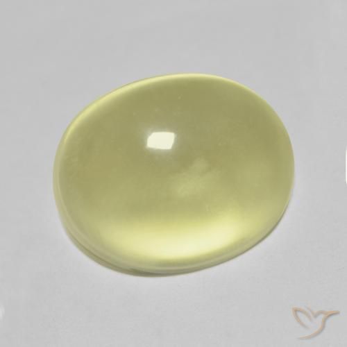 Quarzo Giallo medio naturale da 11.17 ct, Ovale, Trasparente