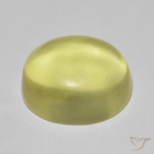 Quarzo Limone giallo naturale da 13.87 ct, Ovale, Trasparente