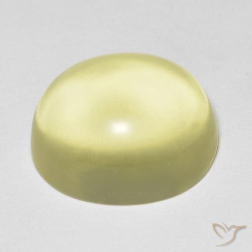Quarzo Giallo chiaro naturale da 15.86 ct, Ovale, Trasparente