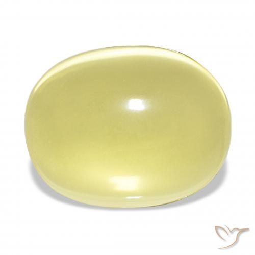 29.37ct Giallo chiaro Quarzo, Ovale, Trasparente