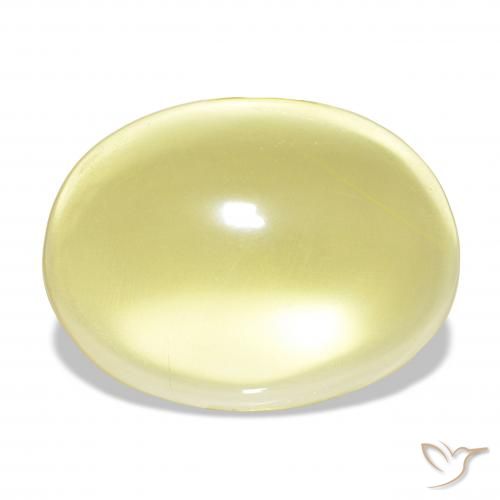 24.84ct Giallo chiaro Quarzo, Ovale, Trasparente