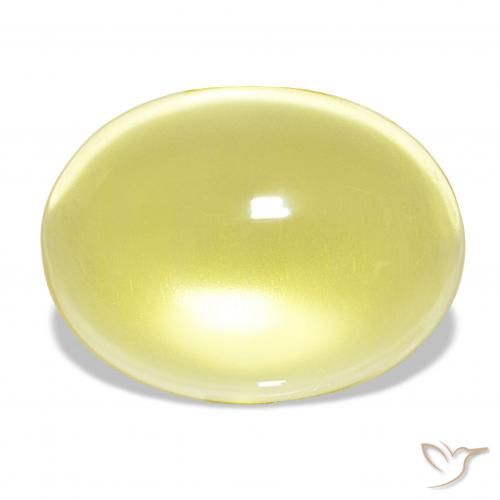25.93ct Giallo chiaro Quarzo, Ovale, Trasparente