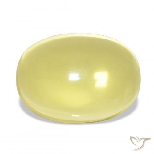 27.70ct Giallo chiaro Quarzo, Ovale, Trasparente