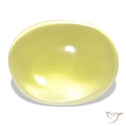 54.69ct Giallo chiaro Quarzo, Ovale, Trasparente