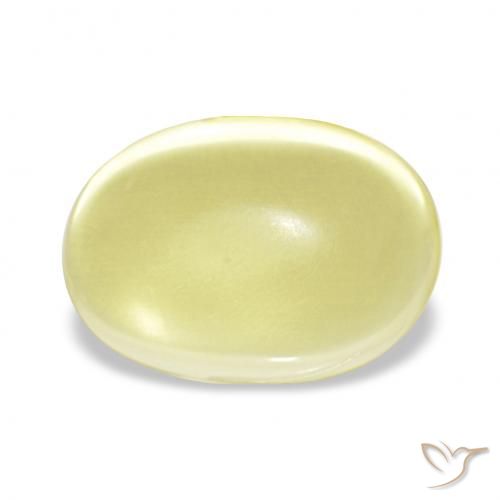3.29ct Giallo chiaro Quarzo, Ovale, Trasparente