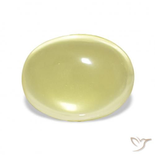 9.74ct Giallo chiaro Quarzo, Ovale, Trasparente