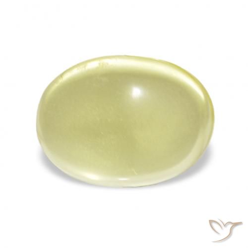 3.85ct Giallo chiaro Quarzo, Ovale, Trasparente