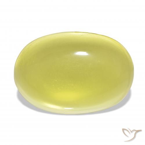 58.77ct Giallo chiaro Quarzo, Ovale, Trasparente