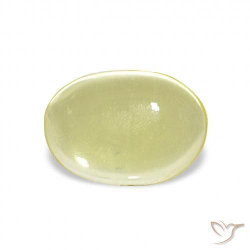2.86ct Giallo chiaro Quarzo, Ovale, Trasparente