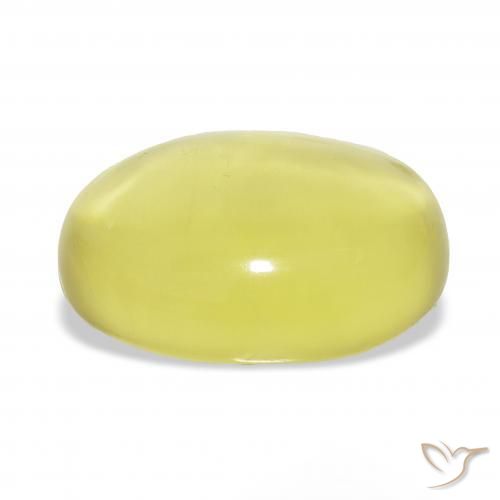 Quarzo Giallo chiaro naturale da 69.55 ct, Ovale, Trasparente