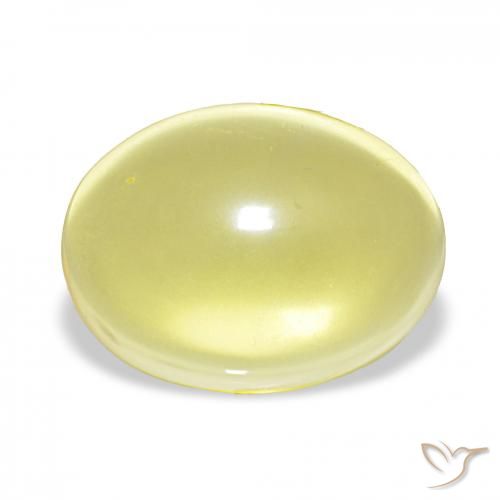 20.83ct Giallo chiaro Quarzo, Ovale, Trasparente