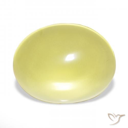 71.49ct Giallo chiaro Quarzo, Ovale, Trasparente