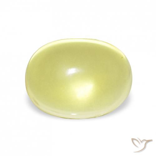 9.43ct Giallo chiaro Quarzo, Ovale, Trasparente