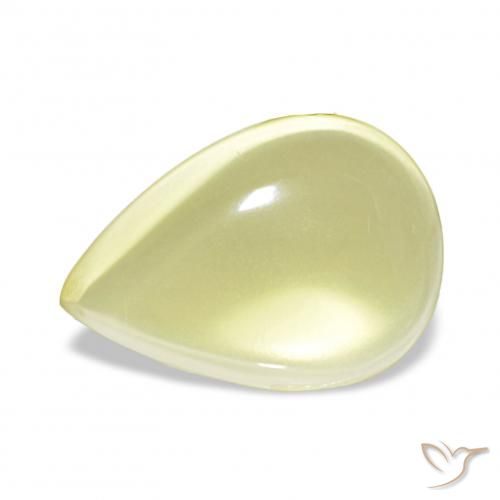 8.66ct Giallo Ananas Chiaro Quarzo, Forma a pera, Trasparente