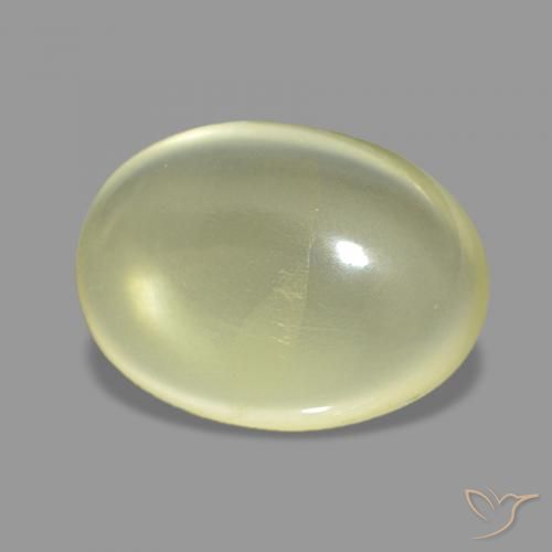 Quarzo Giallo chiaro naturale da 6.52 ct, Ovale, Trasparente