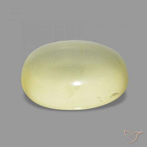 Quarzo Giallo chiaro naturale da 6.52 ct, Ovale, Trasparente