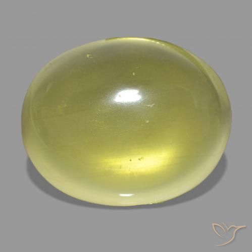57.61ct Giallo medio Quarzo, Ovale, Trasparente