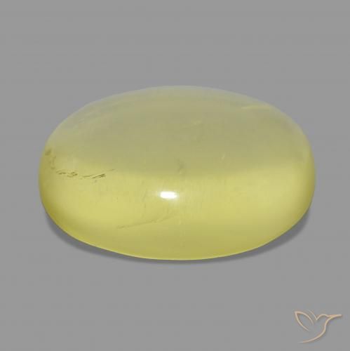 Quarzo Giallo Ananas naturale da 35.67 ct, Ovale, Trasparente