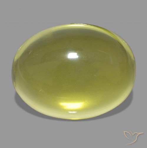 50.35ct Giallo medio Quarzo, Ovale, Trasparente