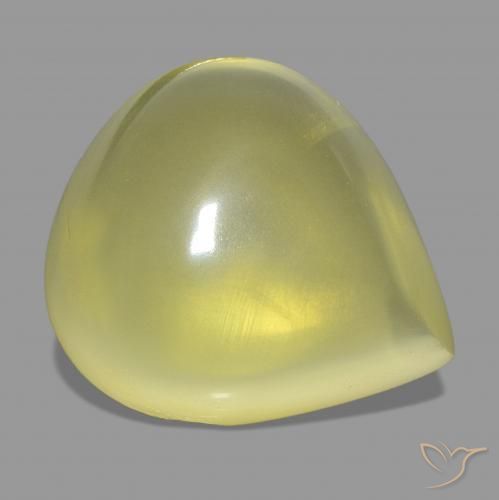 Quarzo Giallo Ananas naturale da 51.34 ct, Forma a pera, Trasparente