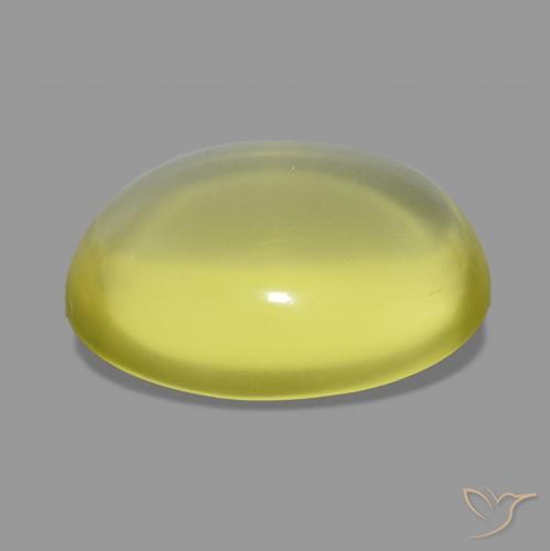Quarzo Giallo medio naturale da 14.58 ct, Ovale, Trasparente