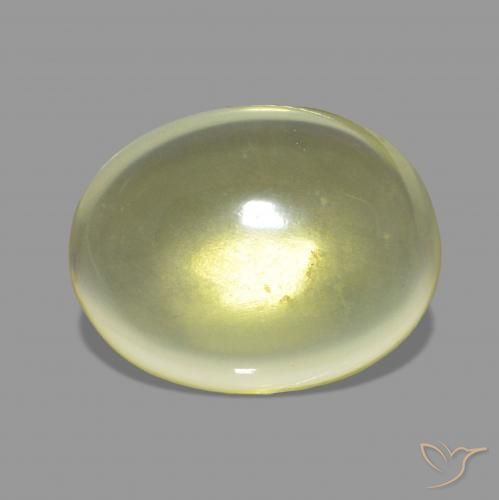 11.54ct Giallo Ananas Chiaro Quarzo, Ovale, Trasparente