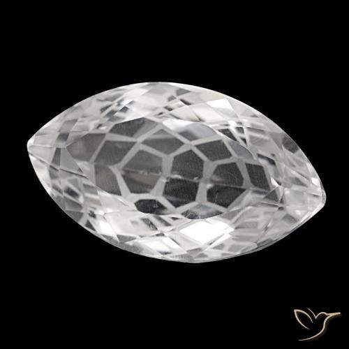 Quarzo naturale bianco da 32,05 ct, marchesa, VS