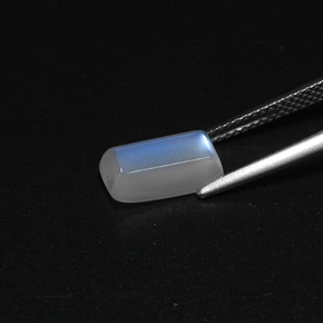 Pietra di luna arcobaleno Bianco naturale da 2.62 ct, Trasparente, Trasparente/Traslucido