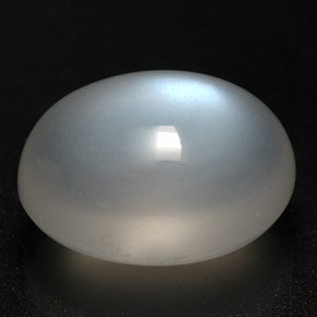 Pietra di luna arcobaleno Bianco naturale da 7.86 ct, Trasparente, Trasparente/Traslucido
