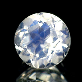 Pietra di luna arcobaleno naturale blu da 0,79 ct, taglio rotondo, VS