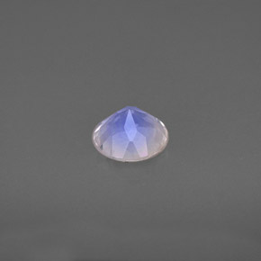 Pietra di luna arcobaleno naturale bianco da 0,74 ct, trasparente, trasparente/traslucido